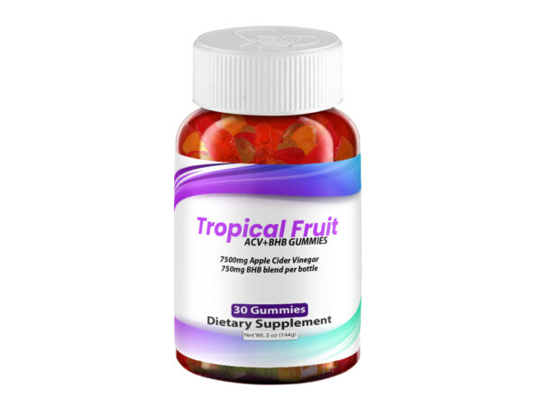 Tropical Fruit ACV+BHB Gummies - 1 Bottle